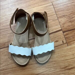Old Navy Tan and White Sandals